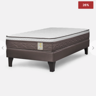 Cama Europea New Style 4 Plus 1 Plaza 90 x 200 cm