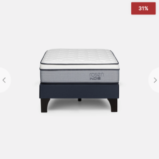 Cama Europea Indie 1 Plaza 90 x 200 cm