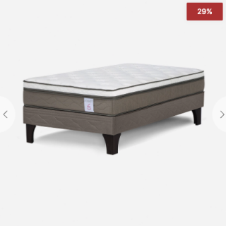 Cama Europea New Style 6 De 1 Plaza 90 x 200 cm