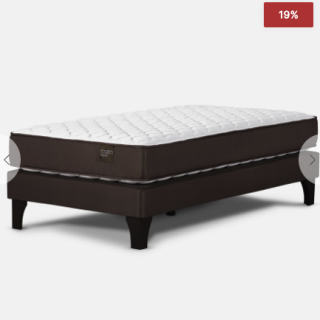 Cama Europea Ergo T New 1 Plaza 90 x 200 cm