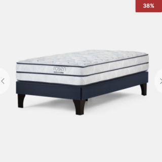 Cama Europea Autonomy Sky 1 Plaza 90 x 200 cm