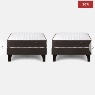 Cama Europea Duplex Ergo-T New 1,5 Plazas 105 x 200 cm