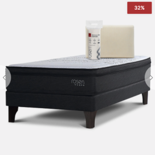 Cama Tempo 1,5 Plazas + Almohada Esencial