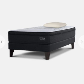 Cama Tempo 1,5 Plazas + Almohada Viscoelástica Memory Max Basic