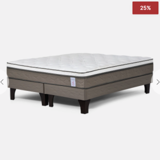 Cama Europea New Style 6 de 2 Plazas 150 x 200 cm