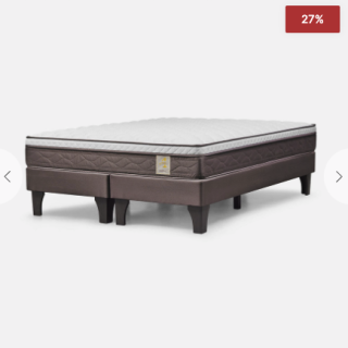 Cama Europea New Style 4 Plus 2 Plazas 150 x 200 cm