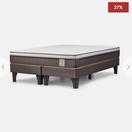 Cama Europea New Style 4 Plus 2 Plazas 150 x 200 cm