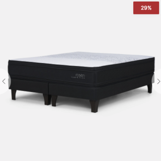 Cama Europea Tempo Plus 2 Plazas 150 x 200 cm