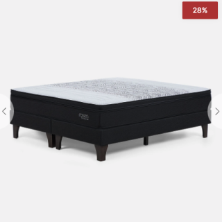 Cama Europea Tempo 2 Plazas 150 x 200 cm