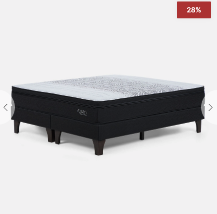 Cama Europea Tempo 2 Plazas 150 x 200 cm