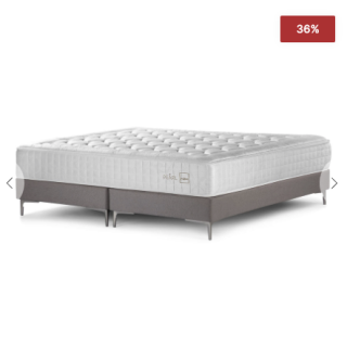 Cama Europea Pearl King 180 x 200 cm