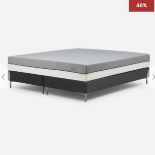 Cama Europea Technogel Sollievo King 180 x 200 cm