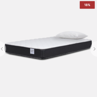 Colchón Wave 1 Plaza + Almohada Fibra Light