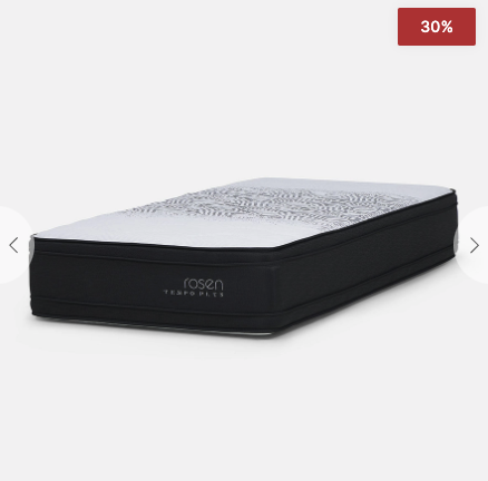 Colchón Tempo Plus 1,5 Plazas 105 x 200 cm