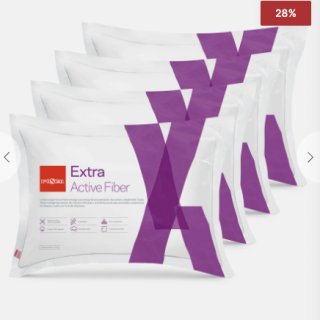 Set 4 Almohadas Fibra Extra
