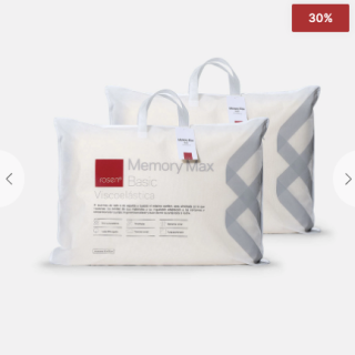 Set 2 Almohadas Viscoelástica Memory Max Basic